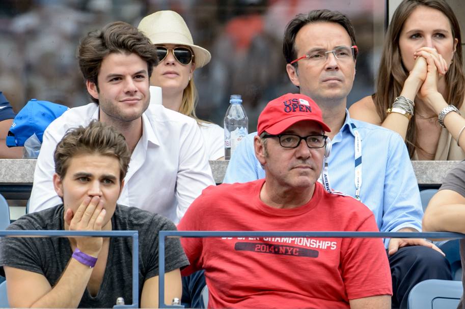 Paul Wesley e Kevin Spacey (Olycom)